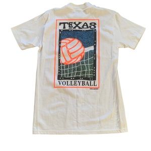 Vintage 90s Texas Volleyball T Shirt Size Medium